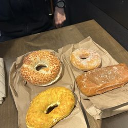 Nigh-Time Donuts - Bagel Flavors and Raised Donut