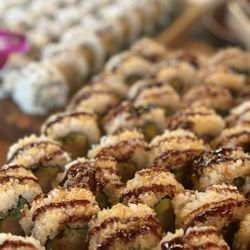 Ken’s Sushi Catering - Crunchy shrimp tempura rolls