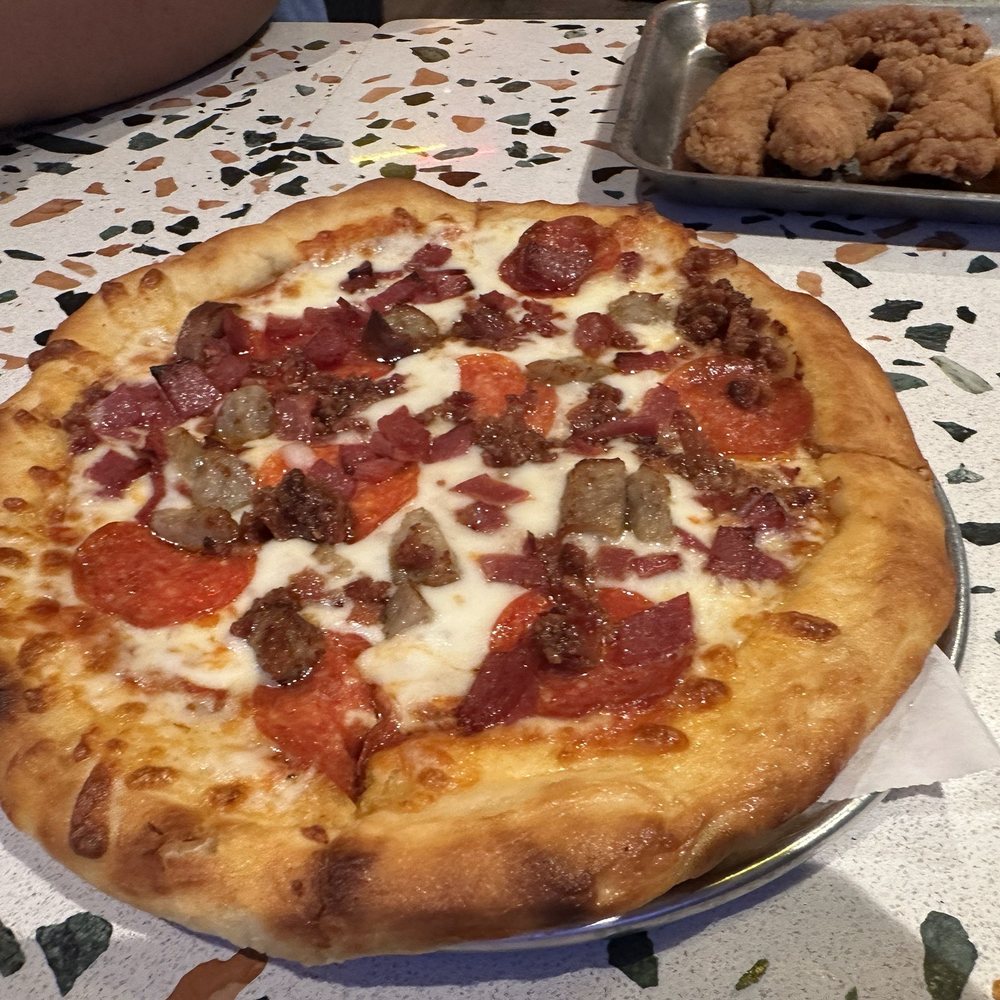 Brewery X - 9in Meat pizza - Breweries Near Me - San Diego, California Brewery X - 9in Meat pizza - Breweries Near Me - San Diego, California