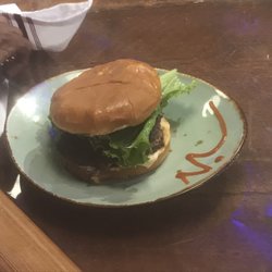 Molly's Place - Our All American Smashburger, made in Cast Iron Pan.