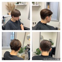 Hair By Diemy - Fresh cut, fresh vibes!  Transitioned from a laid-back look to a sharp, clean style.