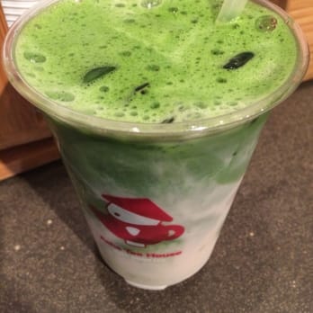 Asha Tea House - Iced Matcha tea latte with almond milk - Tea Rooms Near Me - Berkeley, California