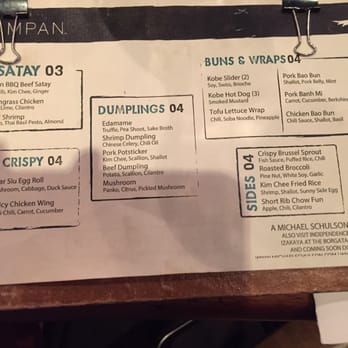 Sampan - Happy hour menu! - Asian Fusion Near Me - Philadelphia, Pennsylvania