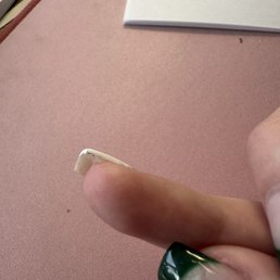 You can see the polish from my last manicure. You can see the polish from my last manicure.