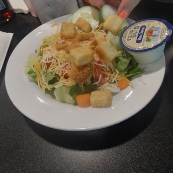 highway 378 Bar and Grill - Side salad. Packaged bleu cheese dressing. - Bars Near Me - Gilbert, South Carolina highway 378 Bar and Grill - Side salad. Packaged bleu cheese dressing. - Bars Near Me - Gilbert, South Carolina