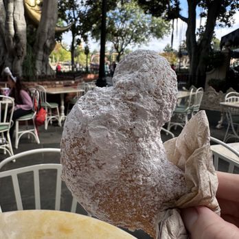 Mint Julep Bar - Candy cane beignets for the holidays - Donuts Near Me - Anaheim, California