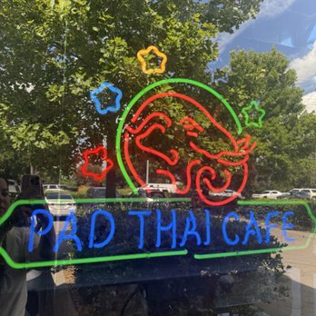 Pad Thai Cafe - pad thai cafe door sign - Thai Near Me - Murfreesboro, Tennessee
