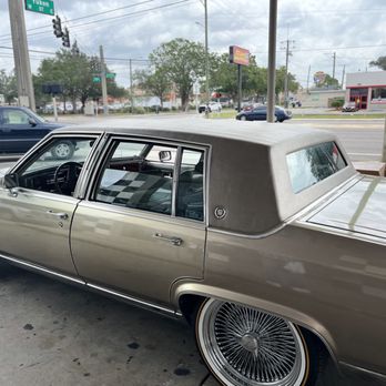 BJ's Custom Auto Upholstery - Vinyl Top replacement on a Cadillac - Auto Upholstery Near Me - Tampa, Florida BJ's Custom Auto Upholstery - Vinyl Top replacement on a Cadillac - Auto Upholstery Near Me - Tampa, Florida