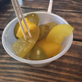 Dead End Trading Post - Sweet/Spicy pickles with pineapple! - Desserts Near Me - Fort Worth, Texas Dead End Trading Post - Sweet/Spicy pickles with pineapple! - Desserts Near Me - Fort Worth, Texas