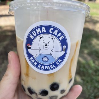 Kuma Cafe - Milk tea with boba, half sweet - Shaved Ice Near Me - San Rafael, California Kuma Cafe - Milk tea with boba, half sweet - Shaved Ice Near Me - San Rafael, California
