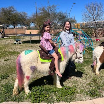My Little Pony Party - Nicole with our birthday girl on Pegasus - Horseback Riding Near Me - Maricopa, Arizona My Little Pony Party - Nicole with our birthday girl on Pegasus - Horseback Riding Near Me - Maricopa, Arizona