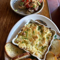 Artichoke-Jalapeno Dip, Smoked Beef Bruschetta Artichoke-Jalapeno Dip, Smoked Beef Bruschetta