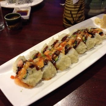 Wasabi - Miami roll. Deep fried! - Japanese Near Me - Jacksonville, North Carolina