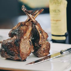 Bourbon & Bones Chophouse and Bar - Rack of Lamb at Bourbon & Bones