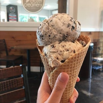 Crozet Creamery - s'mores and cookies & cream in a waffle cone - Ice Cream & Frozen Yogurt Near Me - Crozet, Virginia Crozet Creamery - s'mores and cookies & cream in a waffle cone - Ice Cream & Frozen Yogurt Near Me - Crozet, Virginia