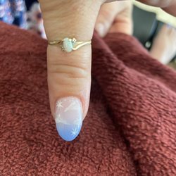 Cloud nail art