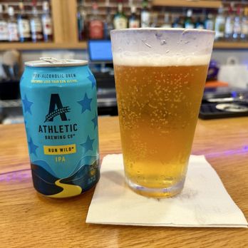 Oak Beach Bar Grill - Athletic Brewing's "Run Wild" (Non-Alcoholic IPA) - Bars Near Me - West Haven, Connecticut Oak Beach Bar Grill - Athletic Brewing's "Run Wild" (Non-Alcoholic IPA) - Bars Near Me - West Haven, Connecticut