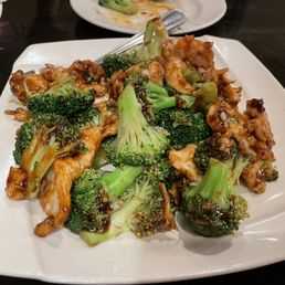 Chicken with Broccoli It's brown sauce is garlicky Chicken with Broccoli It's brown sauce is garlicky