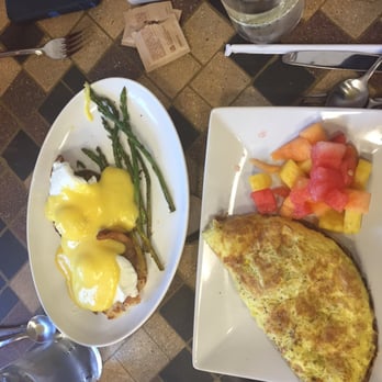 The Flipside Cafe - Eggs Benedict and Lobster Omlette. - Breakfast & Brunch Near Me - Fort Mill, South Carolina