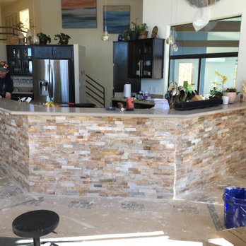 Pine Country Remodel - Completed stone - General Contractors Near Me