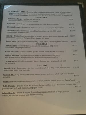 Menu photo 6 Rio Nido Roadhouse Rio Nido, CA
