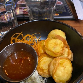 Spicy Shallot - Crab Rangoon - Thai Near Me - Elmhurst, New York Spicy Shallot - Crab Rangoon - Thai Near Me - Elmhurst, New York