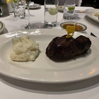 Rocco Steakhouse - Filet Mignone w/ Mashed Potatoes - American Near Me - New York, New York Rocco Steakhouse - Filet Mignone w/ Mashed Potatoes - American Near Me - New York, New York