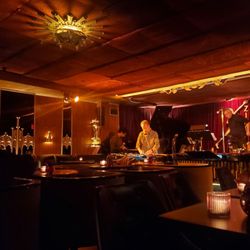 Zinc Bar - The stage view from our corner booth - 4/2/2024