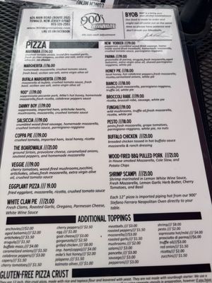 Menu photo 1 900 Degrees Towaco, NJ