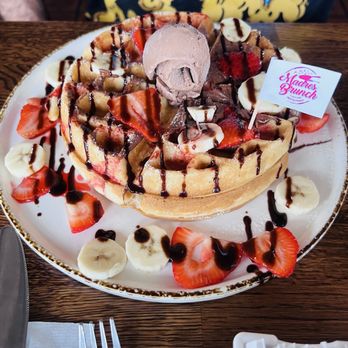 Madres Brunch - The Hazel waffles - Breakfast & Brunch Near Me - Bellflower, California Madres Brunch - The Hazel waffles - Breakfast & Brunch Near Me - Bellflower, California