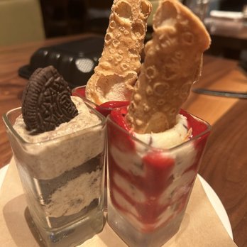 Seasons 52 - Oreo and Raspberry Cannoli Dessert - New American Near Me - Sunrise, Florida Seasons 52 - Oreo and Raspberry Cannoli Dessert - New American Near Me - Sunrise, Florida