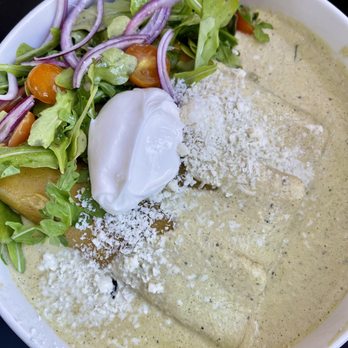 Miel De Agave - Green Chile Enchiladas- absolutely incredible!!! - Mexican Near Me - Phoenix, Arizona Miel De Agave - Green Chile Enchiladas- absolutely incredible!!! - Mexican Near Me - Phoenix, Arizona