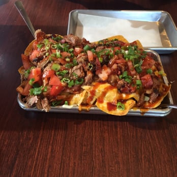 BBQ'd Productions - Pulled pork "mini order" nachos - New American Near Me - Third Lake, Illinois BBQ'd Productions - Pulled pork "mini order" nachos - New American Near Me - Third Lake, Illinois