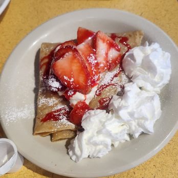 The Crowned Egg - Strawberry Crepe - Breakfast & Brunch Near Me - Gilbert, Arizona The Crowned Egg - Strawberry Crepe - Breakfast & Brunch Near Me - Gilbert, Arizona