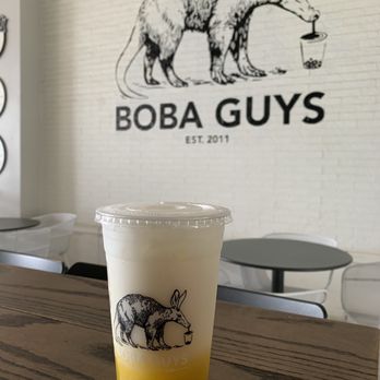 Boba Guys - Mango Sticky Rice drink (seasonal?) - Bubble Tea Near Me - Long Beach, California