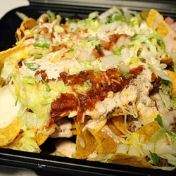 Ruckus Taco - Nachos w/ ground beef. delicious