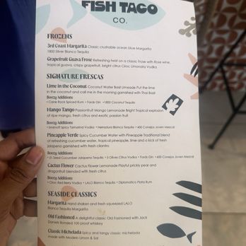 Fish Company Taco - Menu - Tacos Near Me - Galveston, Texas Fish Company Taco - Menu - Tacos Near Me - Galveston, Texas