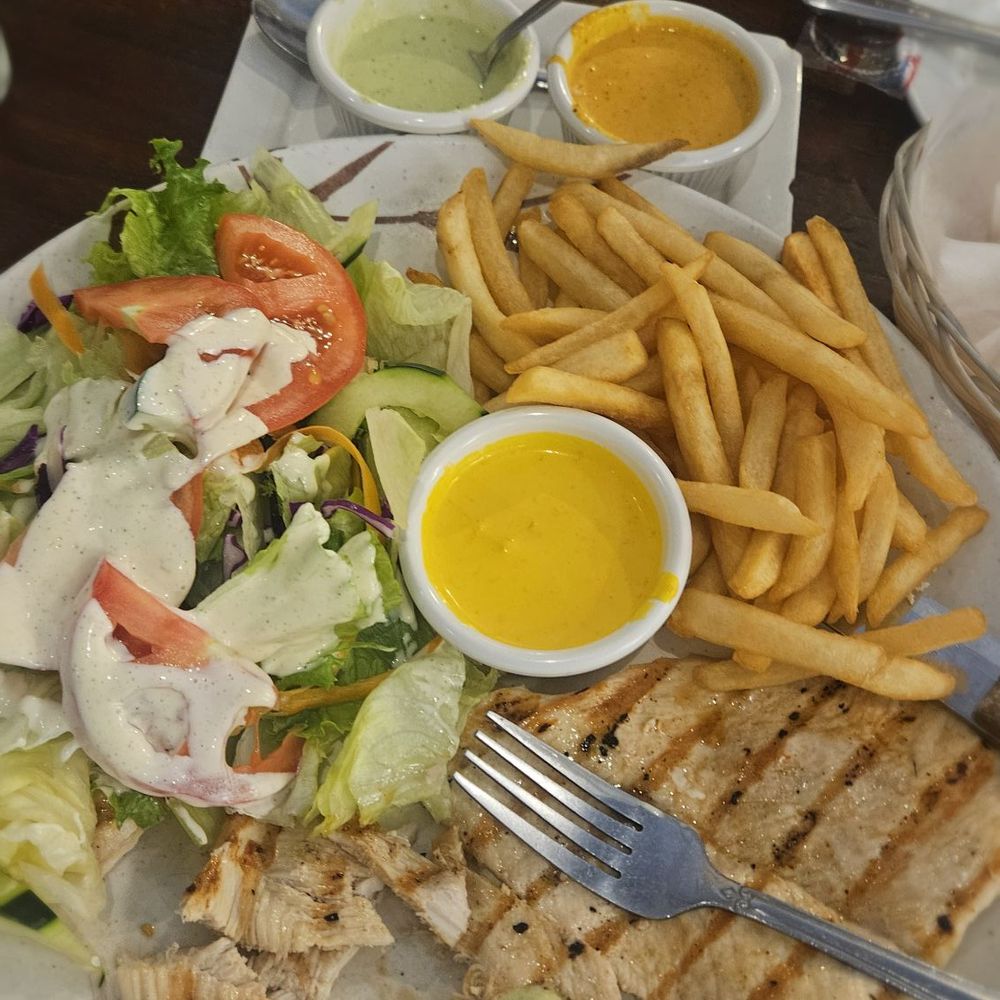 El Rocoto - Chicken breast with salad and papas - Peruvian Near Me - Cerritos, California