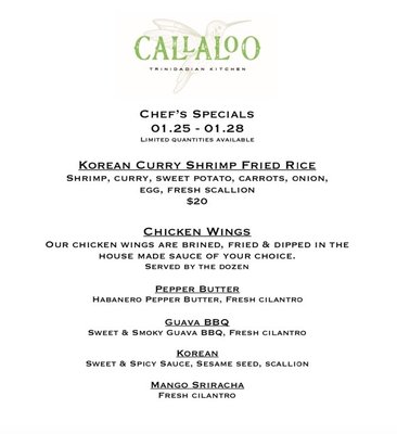 Menu photo 4 Callaloo Lancaster, PA