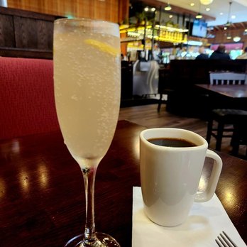 Truxton's American Bistro - French Lavender 75 and coffee - New American Near Me - Los Angeles, California Truxton's American Bistro - French Lavender 75 and coffee - New American Near Me - Los Angeles, California