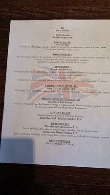 Menu photo 3 The Pig & Whistle Cocoa Beach, FL