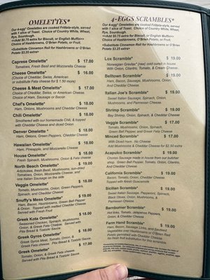 Menu photo 4 Patty's Eggnest Edmonds, WA
