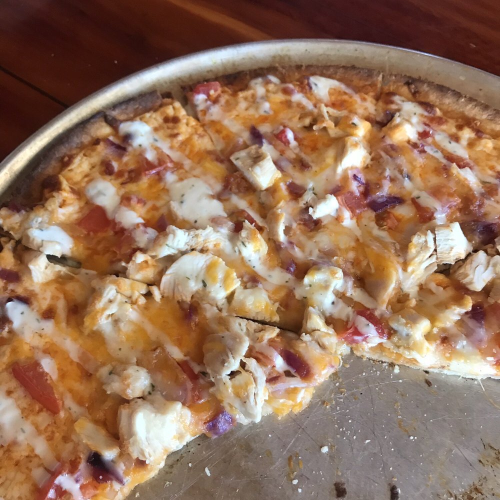 Buffalo chicken pizza