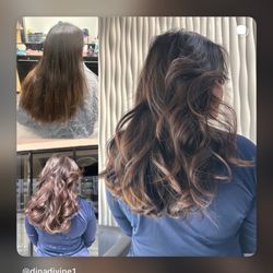 Dina Divine - When you get a haircut and get more volume movement, but it doesn't look like a cut welcome to Dina Divine Salon