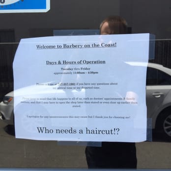 Barbery On The Coast - Hours of Operation - Barbers Near Me - Fort Bragg, California Barbery On The Coast - Hours of Operation - Barbers Near Me - Fort Bragg, California