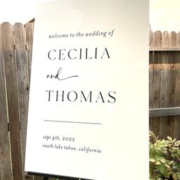 This is the sign I created with the 24"x36" white cast acrylic. 3