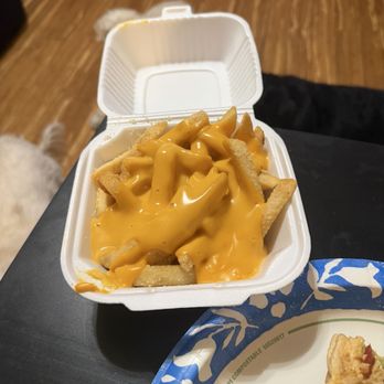 Straight From Philly Steakout - Garlic Parm cheese whiz fries - Cheesesteaks Near Me - Henderson, Nevada