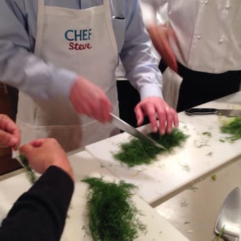 Cooking by the Book - Cutting fennel for Char. - Cooking Schools Near Me - New York, New York