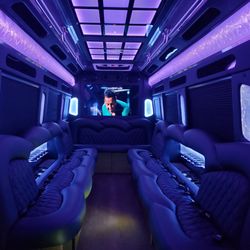 Party Bus VIP's - 16 Passenger Limo Bus