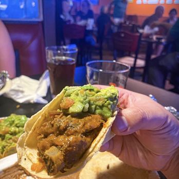 El Camino Real Mexican Grill - Costillas De Puerco Dinner (wrapped in a tortilla) - Mexican Near Me - Greensboro, North Carolina